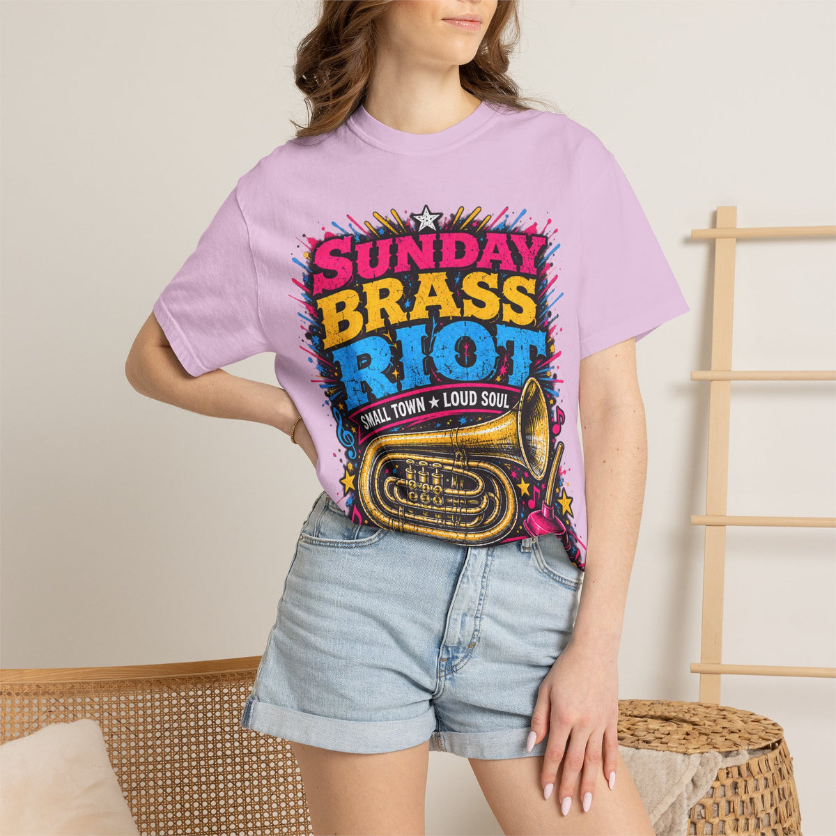 Sunday Brass Riot T‑Shirt — Gonzales Texas Band Tee