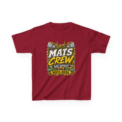 Kids Tee — "Mats Crew Big Spirit Hoco 2026" Football Crewneck