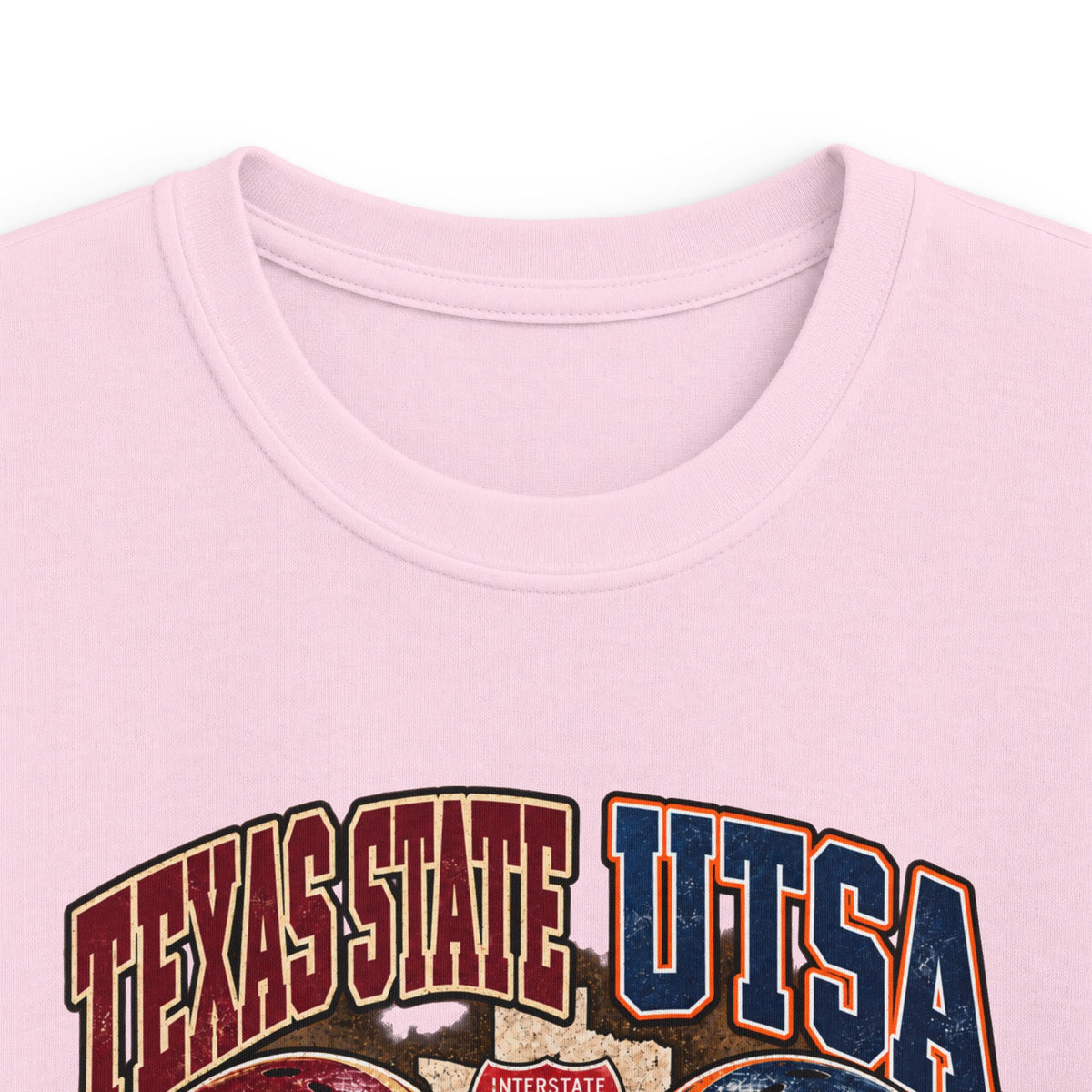 Kids Football Tee – I-35 Showdown Texas State vs UTSA Youth Game Shirt