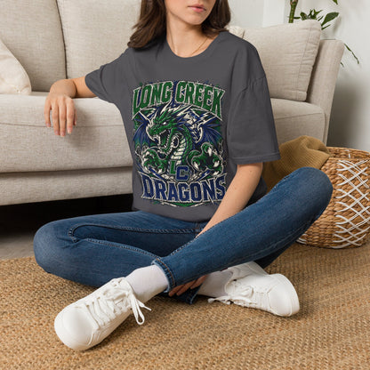 Long Creek Dragons T-Shirt — Vintage Green Dragon School Spirit Tee