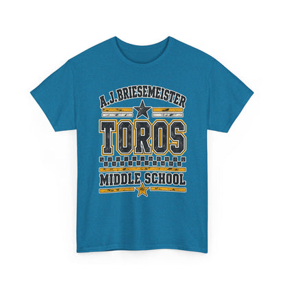 Toros Middle School Tee — A.J. Briesemeister School Spirit T-Shirt