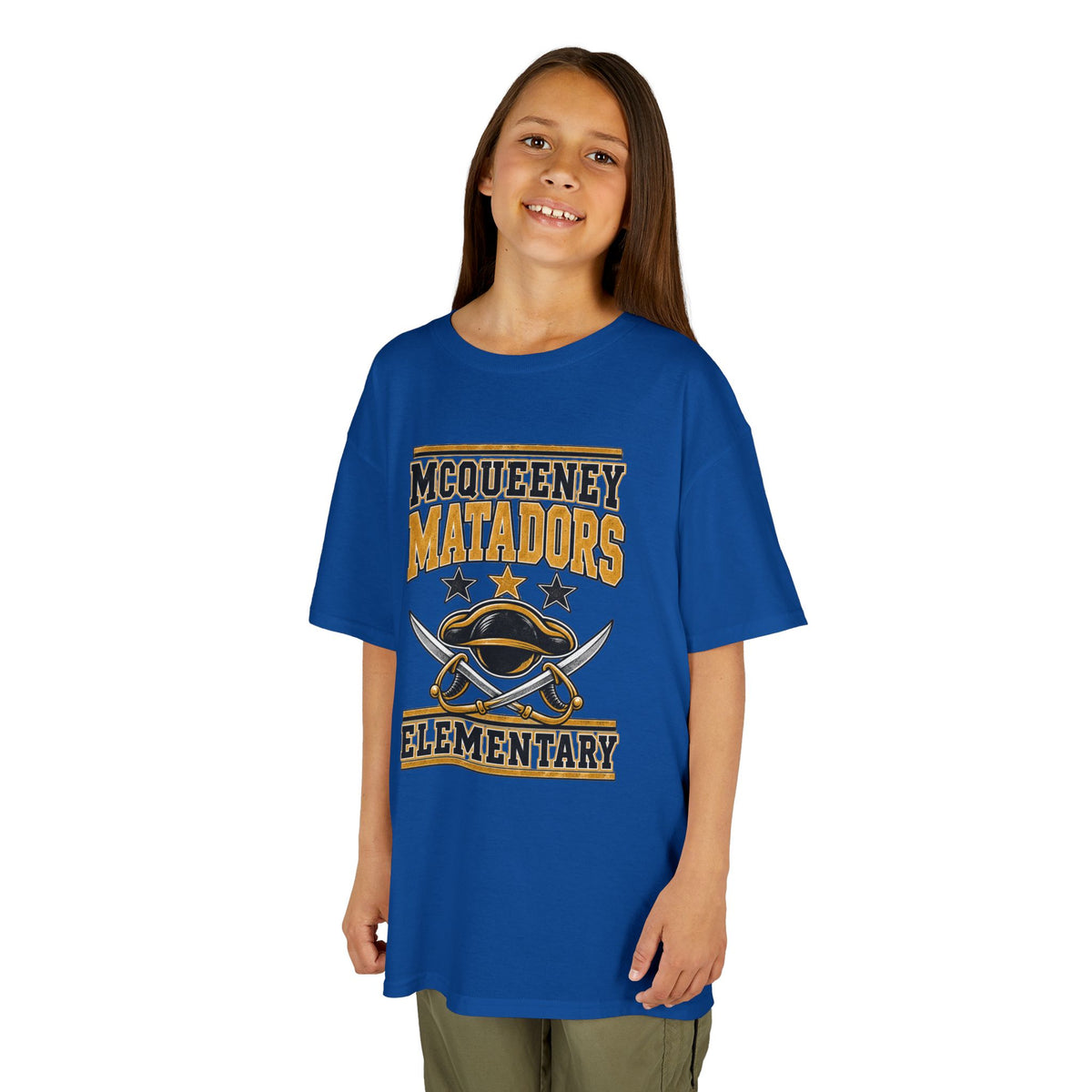 McQueeney Matadors Elementary Kids T-Shirt – School Spirit Tee