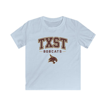 Kids TXST Bobcats Tee — Youth Texas State University Spirit Shirt