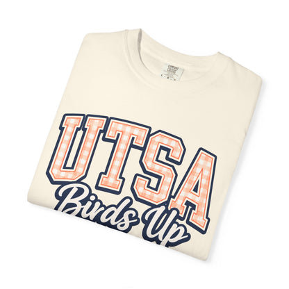 UTSA Birds Up T-Shirt — San Antonio Orange Garment-Dyed Tee