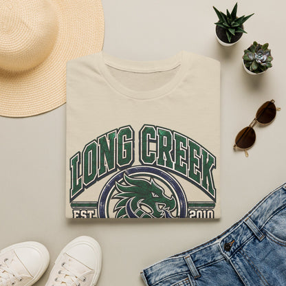 Long Creek High School Mascot T-Shirt — School Spirit Dragon Tee (Established 2010)