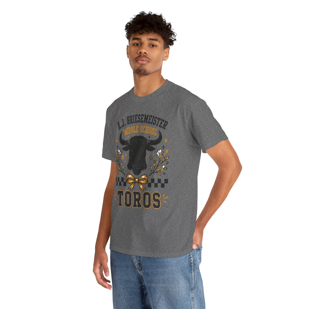 Toros Middle School Tee — A.J. Briesemeister School Spirit T-Shirt