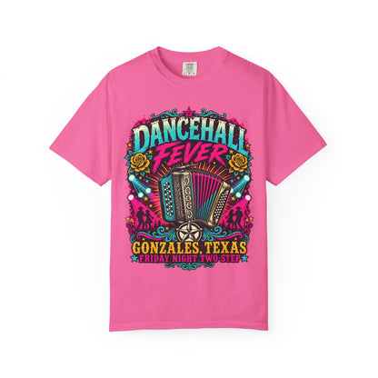Dancehall Fever Accordion T-Shirt — Gonzales, Texas Friday Night Two-Step