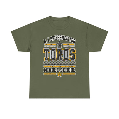 Toros Middle School Tee — A.J. Briesemeister School Spirit T-Shirt