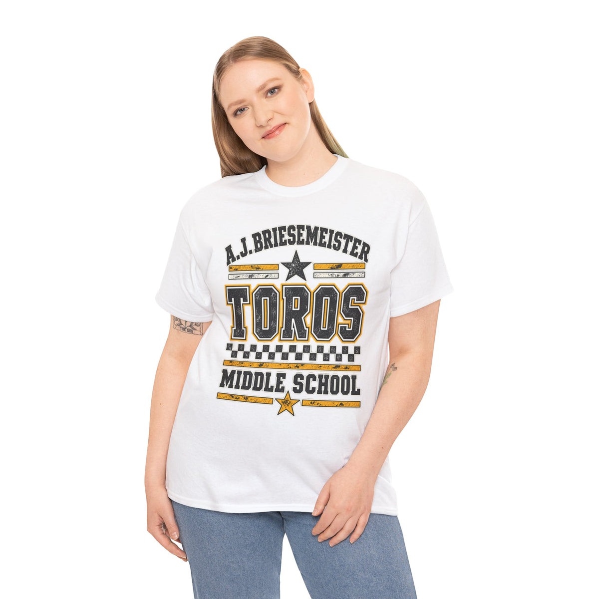 Toros Middle School Tee — A.J. Briesemeister School Spirit T-Shirt