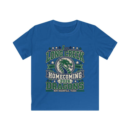 Homecoming Dragons Kids Tee — Long Creek 2026 School Spirit Shirt
