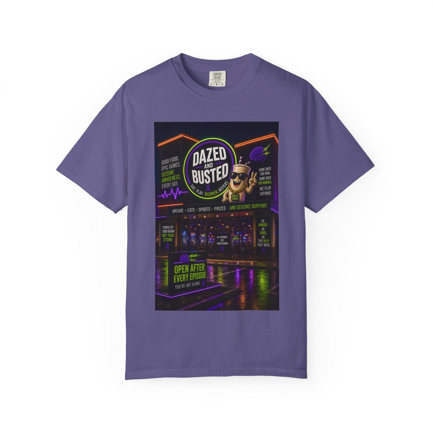 Dazed & Busted Neon Arcade T-Shirt