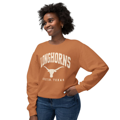 Longhorns Austin Texas Crewneck Sweatshirt
