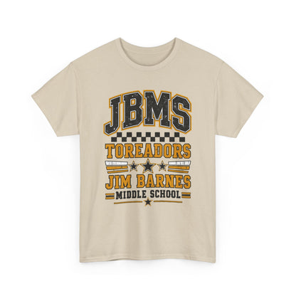 Jim Barnes Middle School Toreadors Tee — JBMS School Spirit T-Shirt