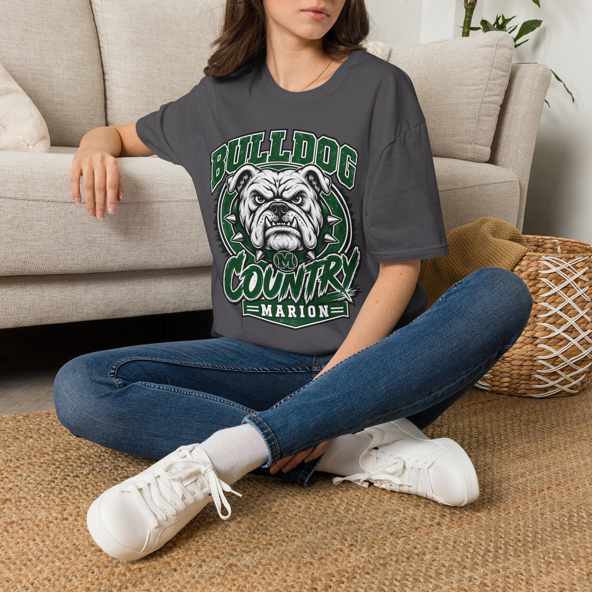 Bulldog Country T-Shirt — Marion School Mascot Tee
