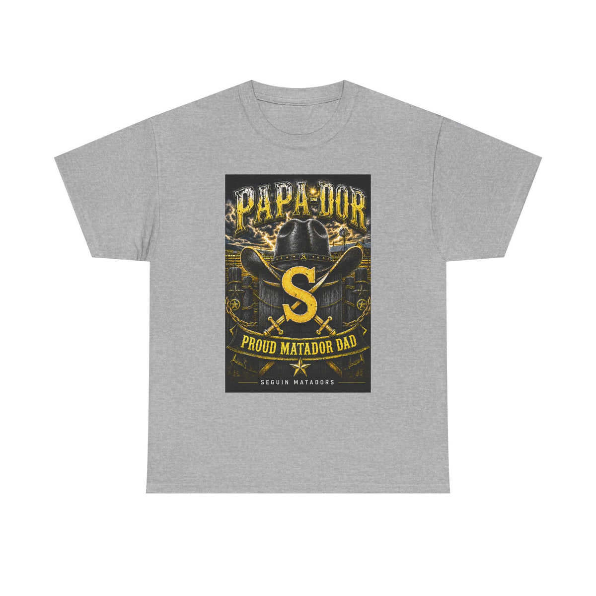 Matador Dad T-Shirt – "Papa-Dor" Proud Matador Design