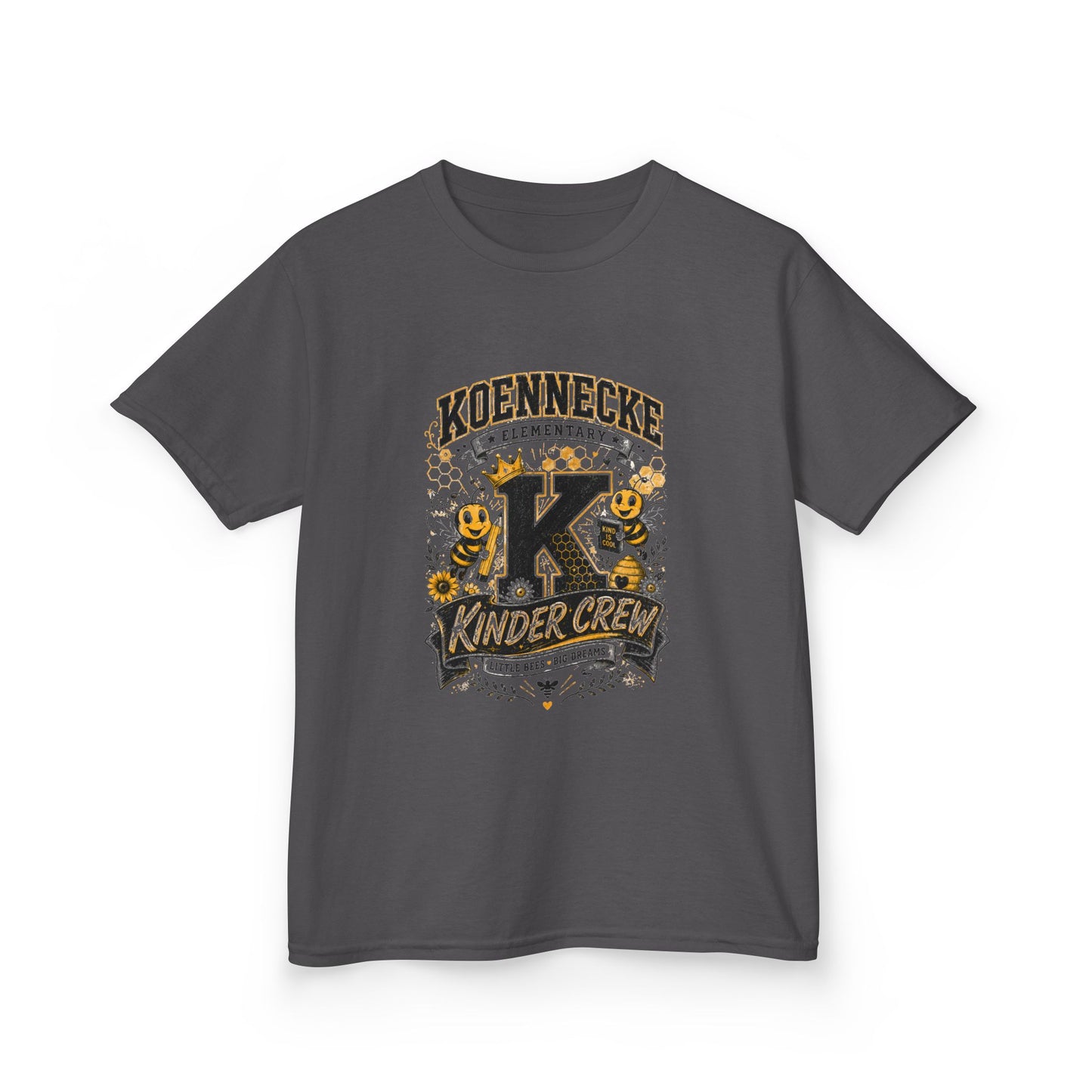 Kinder Crew Kids T-Shirt — 'Koennecke Kinder Crew' School Spirit Tee