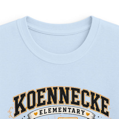Koennecke Elementary Fourth Grade Kids T‑Shirt — '4 Fourth Grade' Bee School Tee