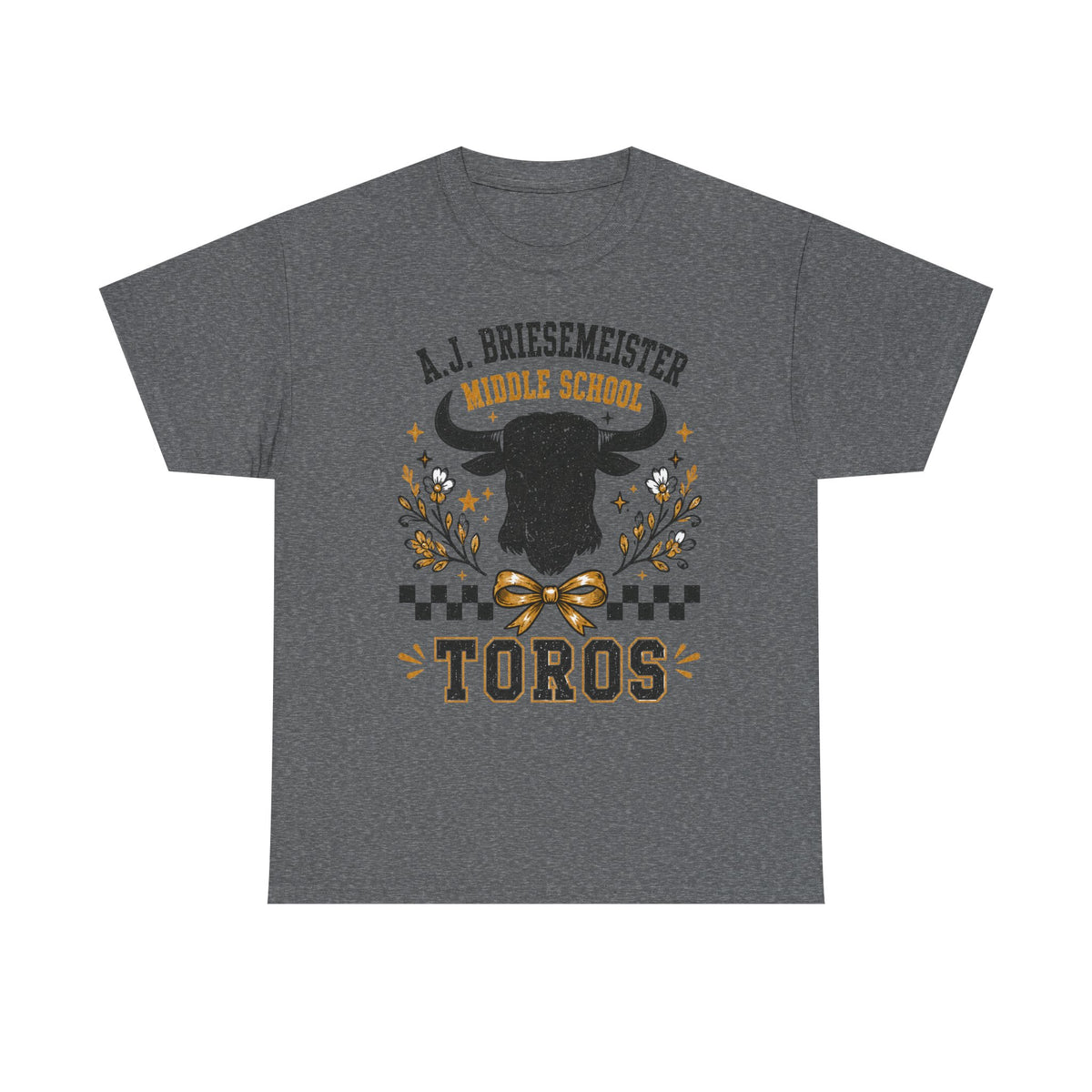 Toros Middle School Tee — A.J. Briesemeister School Spirit T-Shirt