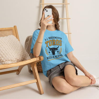 Toros Middle School Tee — A.J. Briesemeister School Spirit T-Shirt