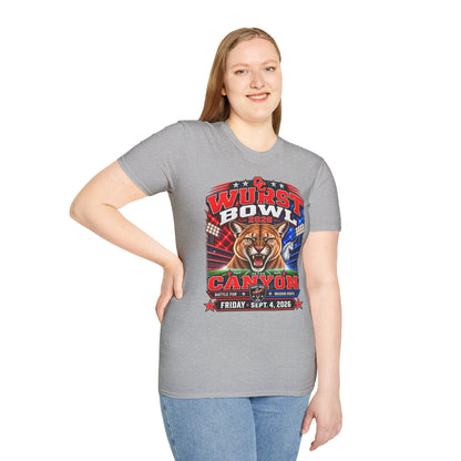 Wurst Bowl 2026 T-Shirt — Canyon Football Game Day Tee