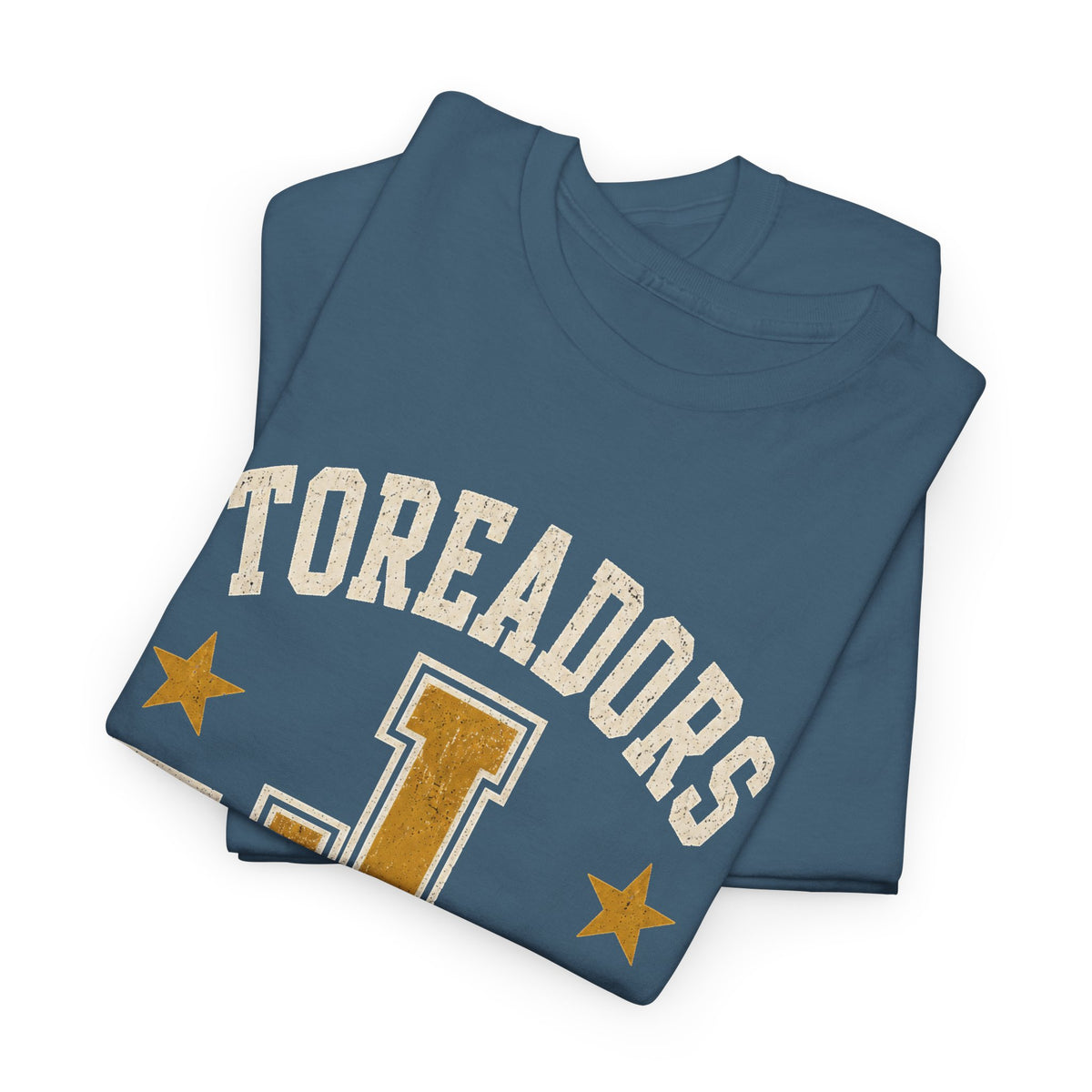 Toreadors Jim Barnes School Letterman Tee — Vintage School Spirit T-Shirt