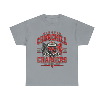 Churchill Chargers School Spirit T-Shirt — WC Logo & Mascot Tee