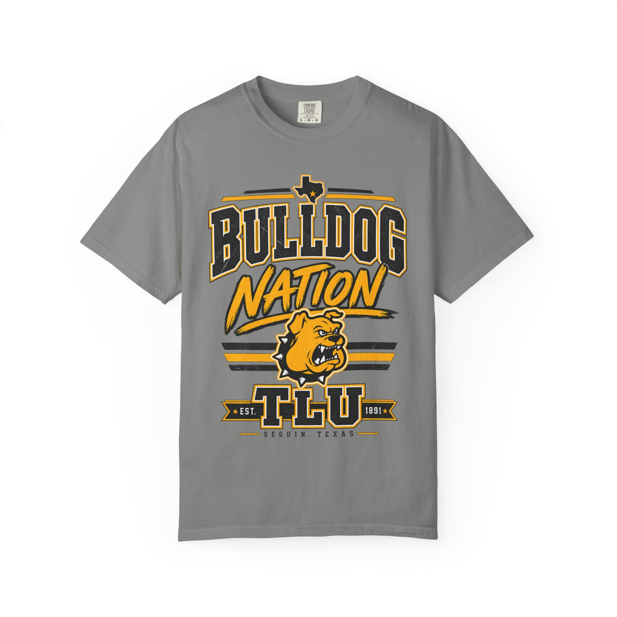 Bulldog Nation T-Shirt — TLU Mascot College Tee