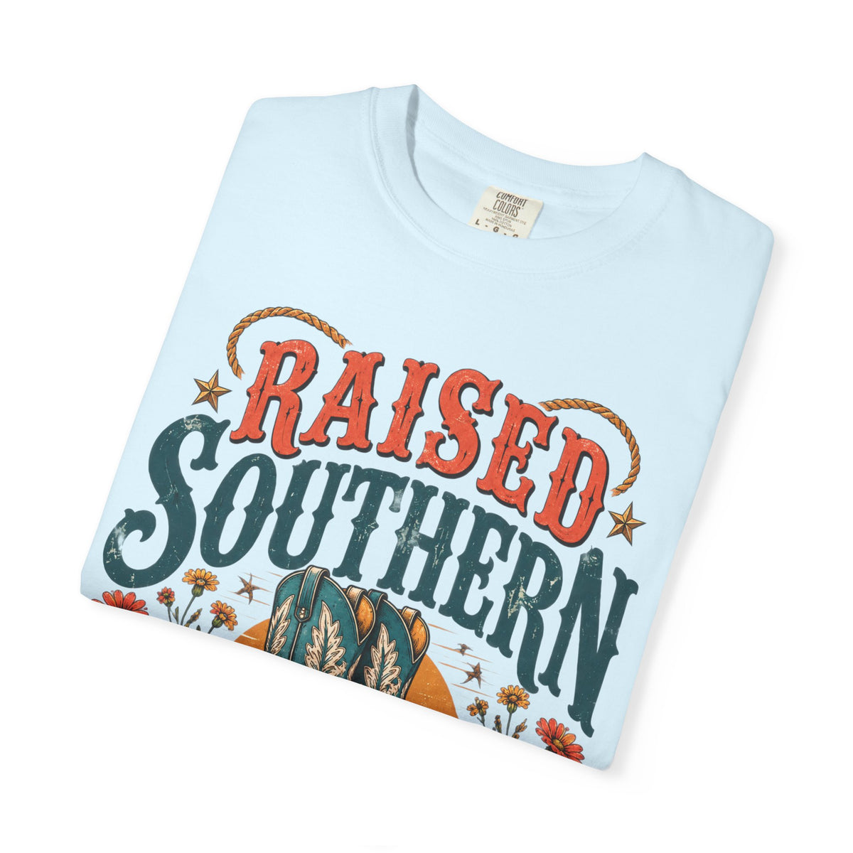 Raised Southern T-Shirt — Gonzales, Texas Retro Western Tee