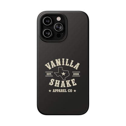 Black w/Ivory Logo lmpact-Resistant Phone Cases