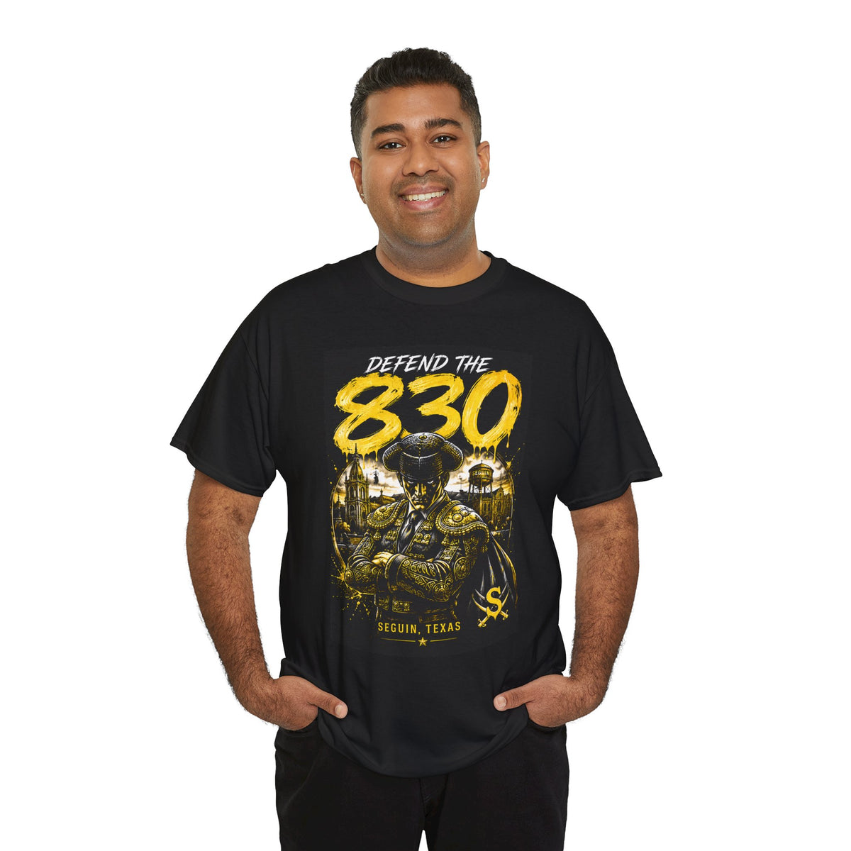 Defend The 830 Matador T-Shirt — San Antonio Pride, Military/Streetwear Graphic Tee