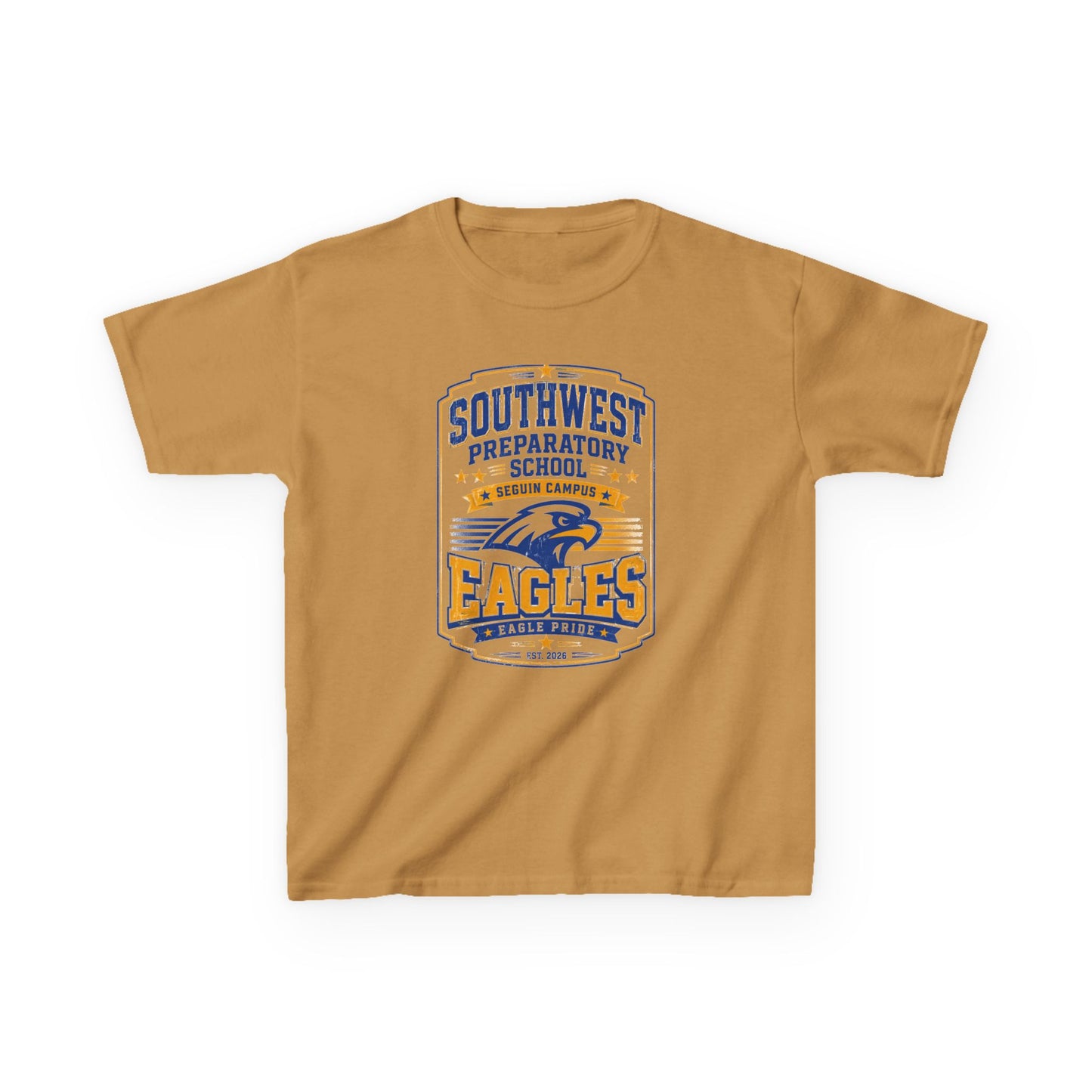 Kids T-Shirt — Southwest Preparatory School Eagles Mascot Tee