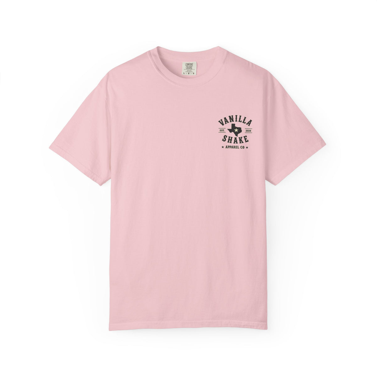 Mr. & Mrs. Shake Logo Unisex Garment-Dyed T-shirt