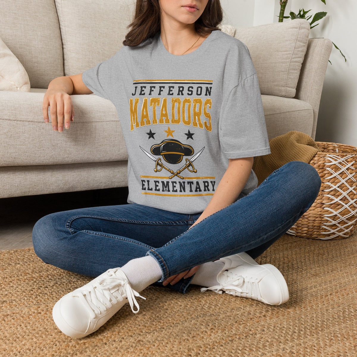 Jefferson Matadors Elementary T-Shirt — School Spirit Tee
