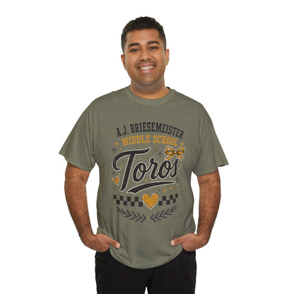 Toros Middle School Tee — L.J. Briesemaster School Spirit Shirt