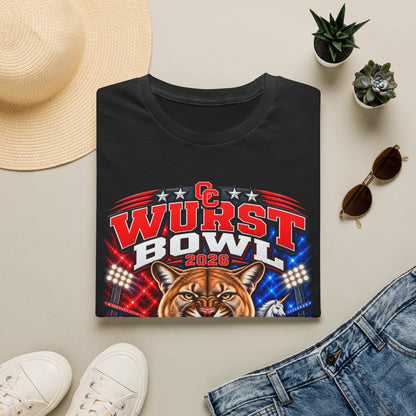 Wurst Bowl 2026 T-Shirt — Canyon Football Game Day Tee