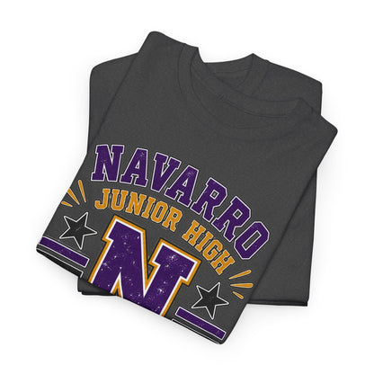 Navarro Junior High Panthers T-Shirt – School Spirit Tee with Purple & Gold Mascot Design