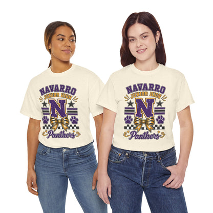Navarro Junior High Panthers T-Shirt – School Spirit Tee with Purple & Gold Mascot Design