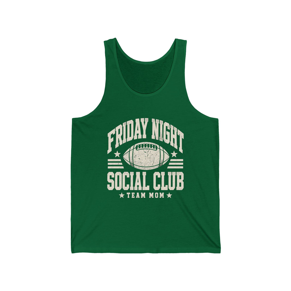 Friday Night Social Club Team Mom Tank — Personalized Gameday Jersey Tank