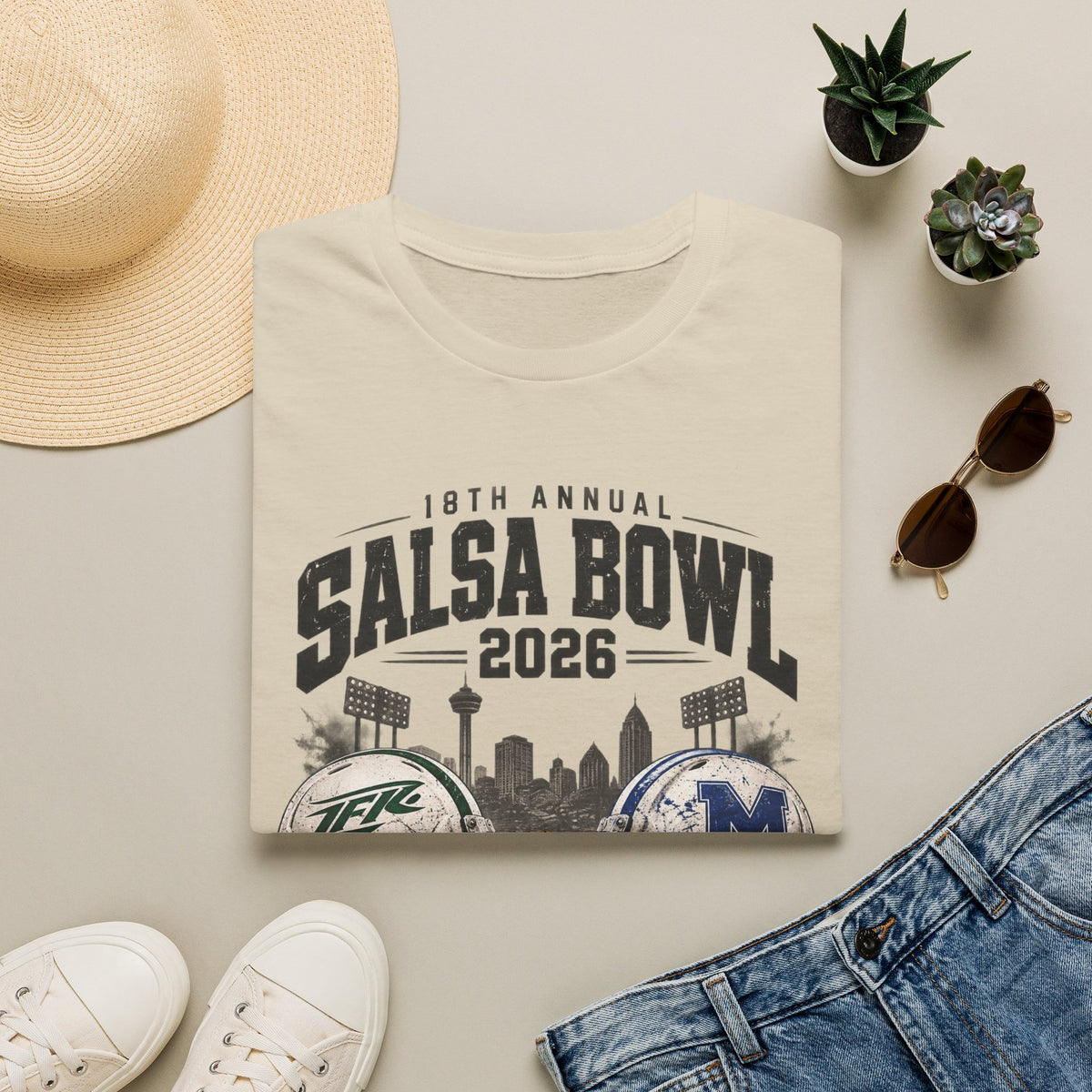 Salsa Bowl 2026 T-Shirt — 18th Annual Game Day Tee