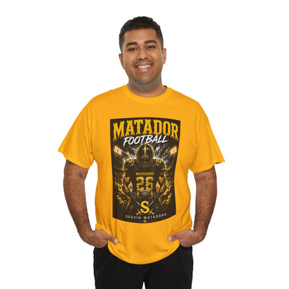 Matador Football Team Tee — Vintage Helmet Graphic Jersey Shirt