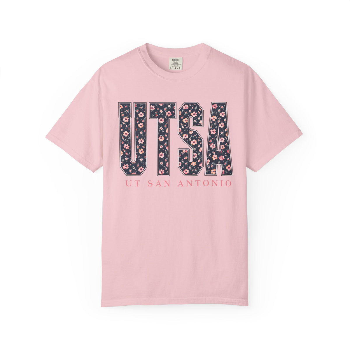 UTSA Floral Logo T‑Shirt — UT San Antonio Collegiate Tee