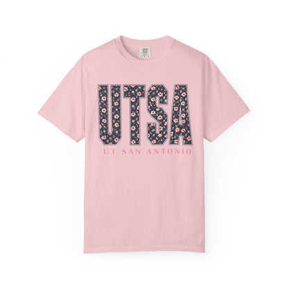 UTSA Floral Logo T‑Shirt — UT San Antonio Collegiate Tee