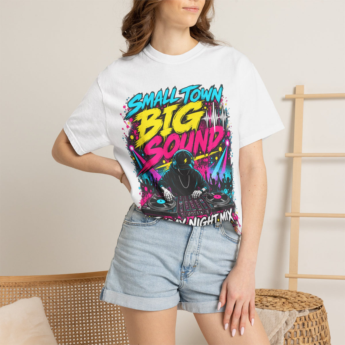 Small Town Big Sound DJ T-Shirt — Friday Night Mix Graphic Tee