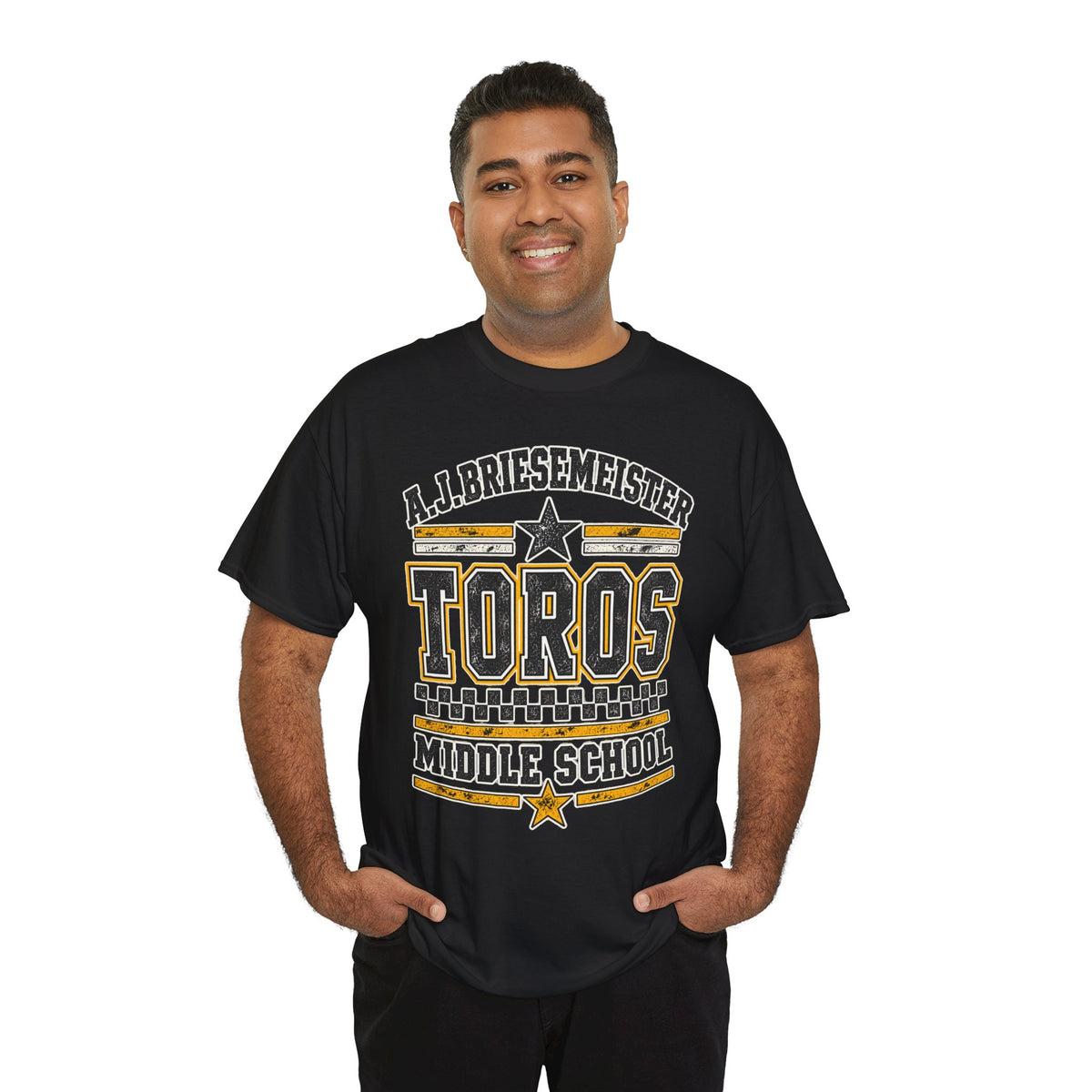 Toros Middle School Tee — A.J. Briesemeister School Spirit T-Shirt