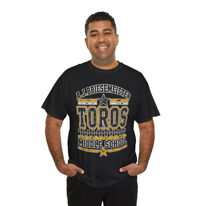 Toros Middle School Tee — A.J. Briesemeister School Spirit T-Shirt