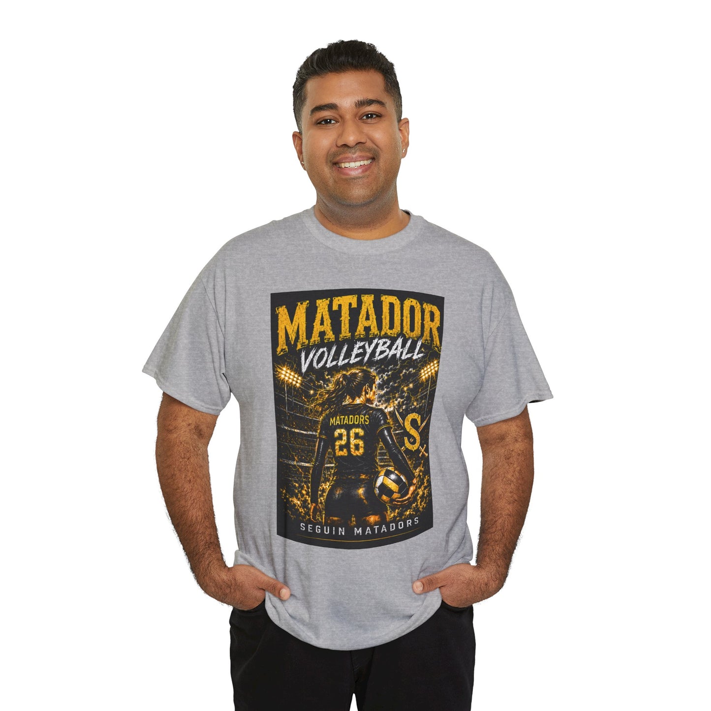 Matador Volleyball Team Tee — Sequoia Matadors Jersey Design