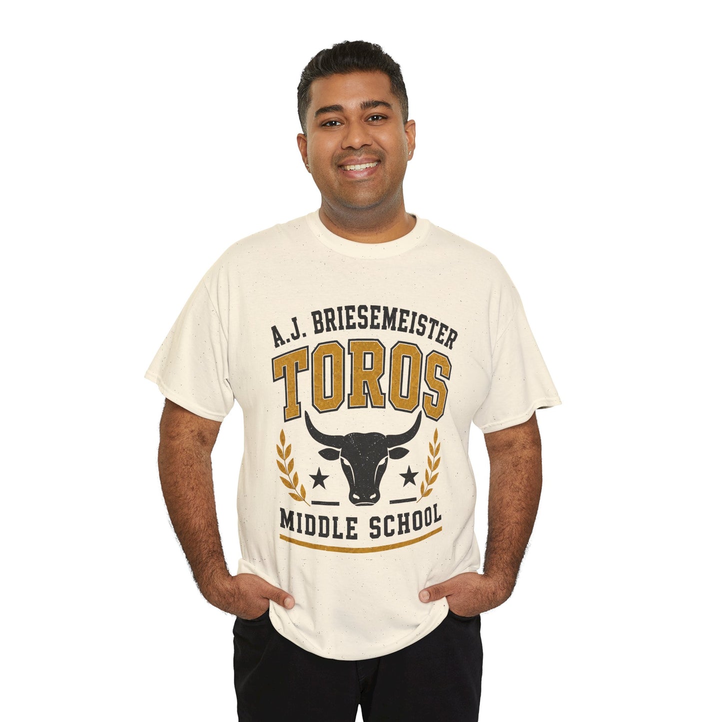 Toros Middle School Tee — A.J. Briesemeister School Spirit T-Shirt