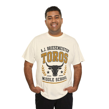 Toros Middle School Tee — A.J. Briesemeister School Spirit T-Shirt