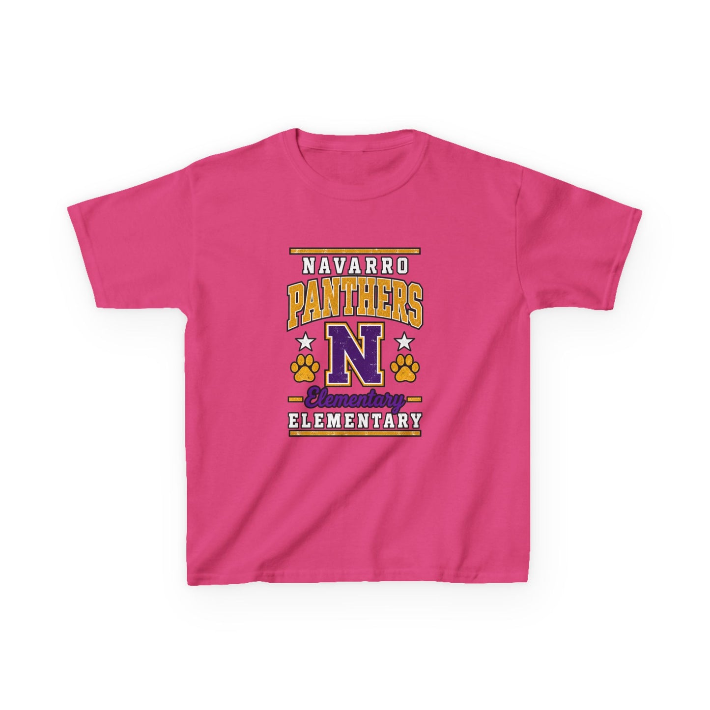 Navarro Panthers Kids T-Shirt — 'N' Elementary School Spirit Tee