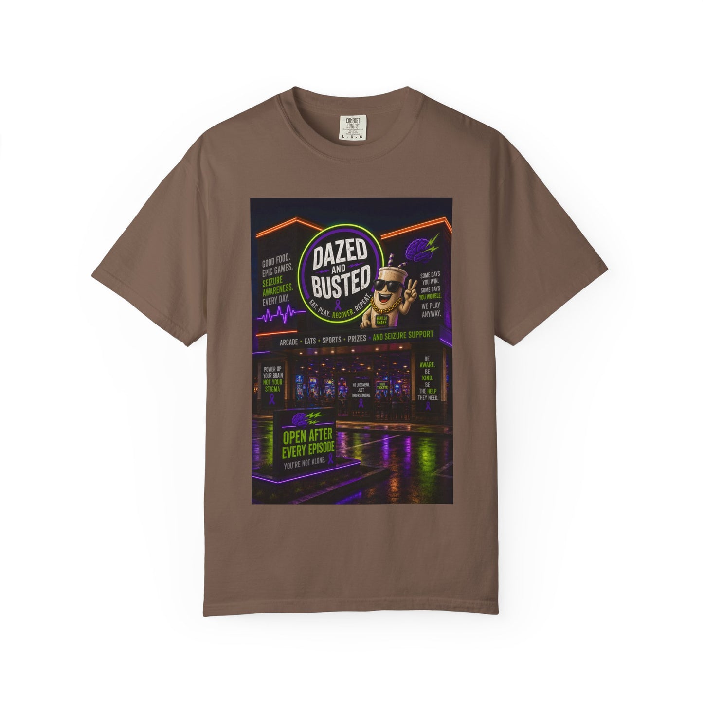 Dazed & Busted Neon Arcade T-Shirt